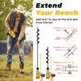 thumbnail image 3 of Juego de brocas tipo barrena K-Brands para plantar con extensión, paquete de 3, 3 of 6