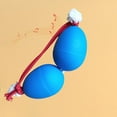 thumbnail image 1 of Agitador de mano CUTICAT Bolas de arena Huevos musicales Calabaza Doble Portátil de mano Pelota de arena rítmica Azul, 1 of 8