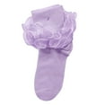 thumbnail image 6 of TIANZEN Elegant Lace Trimmed Thigh High Socks With Ruffle Detail For Comfortable Stretchable Stockings Fashionable Hosiery High Jasmine Christmas Stocking Stockings for Women Pantyhose, 6 of 6