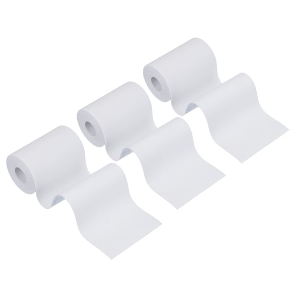 Cinta de Kinesiología Uxcell, Cintas Adhesivas de Soporte Muscular de Algodón Impermeables y Elásticas para Rodilla, Tobillo y Muñeca, Blanca 5.5 Yardas x 4 Pulgadas