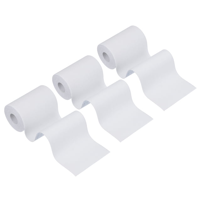 Cinta de Kinesiología Uxcell, Cintas Adhesivas de Soporte Muscular de Algodón Impermeables y Elásticas para Rodilla, Tobillo y Muñeca, Blanca 5.5 Yardas x 4 Pulgadas
