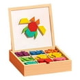 thumbnail image 2 of HUASHENG Wooden Block Card Set Pieces Puzzle Learning Toys For Kids 4 To 8 Years Educational For Kids 4 5 6, 2 of 5