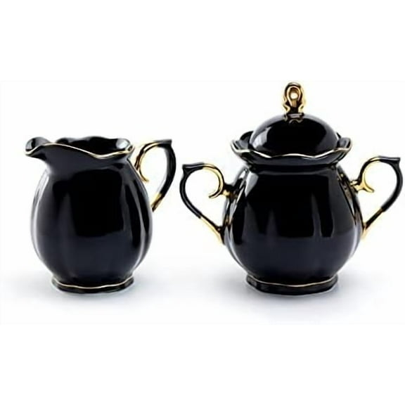 Scallop Fine Porcelain Sugar and Creamer Set