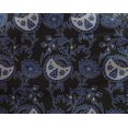 thumbnail image 4 of oneOone Georgette Viscose Fabric Leaves & Floral Block Printed Craft Fabric BTY 42 Inch Wide, 4 of 5