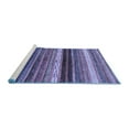thumbnail image 2 of Ahgly Company Machine Washable Indoor Rectangle Abstract Blue Modern Area Rugs, 6' x 9', 2 of 4