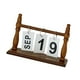 thumbnail image 4 of Calendario de escritorio Decoración diaria Reutilizable Regalo ideal Compacto con base de madera Práctico Café, 4 of 9