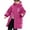 Hot Pink, variant on CYRBOKO Toddler Girls' Puffer Jackets, Thermal Heavyweight Cotton Full Zip Winter Clothing Beige Size 4-5 T