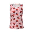 thumbnail image 5 of Goofa Strawberries Printed Womens Workout Tops for Women Sleeveless Yoga Shirts Athletic Running Tank Tops Sleeveless Gym Clothes Workout Apparel-, 5 of 9