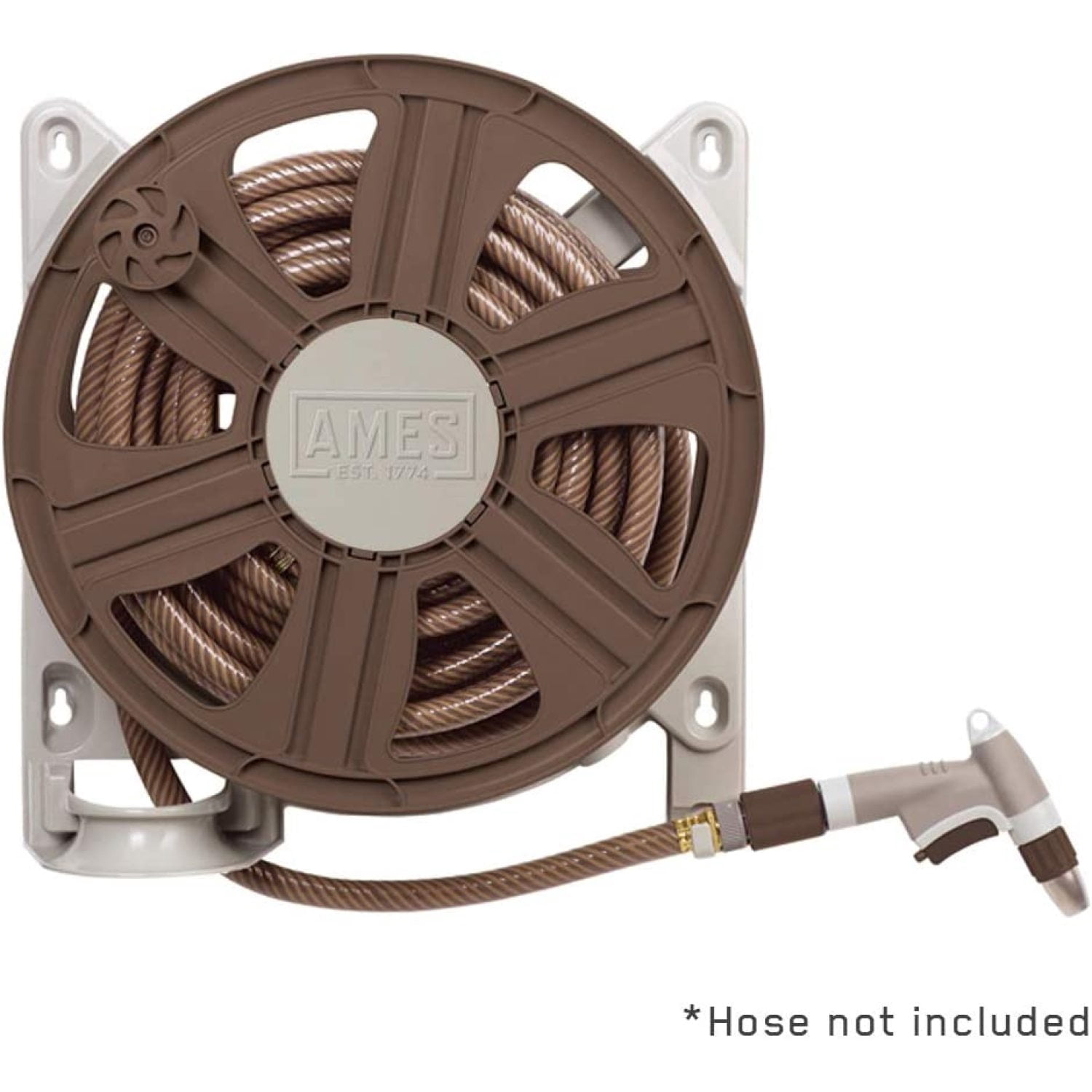 AMES 2388340 ReelEasy Side Mount Reel, 100-Foot Hose Capacity