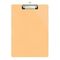 thumbnail image 2 of Plastic Clipboard Acrylic Hanging Clip Board with Gold Low Profile Office School Supplies 12.5x9 Pale Orange, 2 of 9