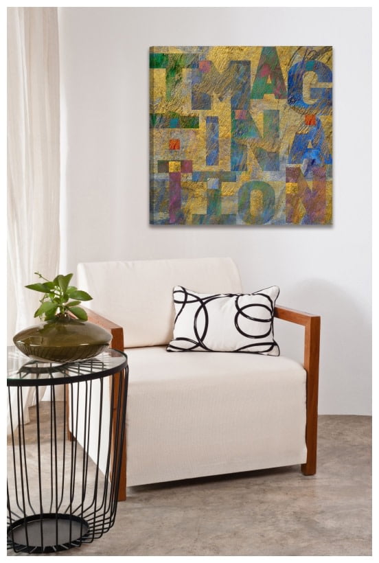 "Imagination II" Painting Print on Wrapped Canvas