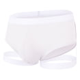 thumbnail image 3 of Men's Boxer Briefs Bulk Underwear Men Underpants Briefs Underwear Mens Men Brief No Ride up Spandex beneath Athletic Molasses with inside Them Wading White 2XL, 3 of 3