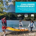 thumbnail image 2 of INTEX 66313EP Challenger 3 Inflatable Boat Set with 54" Oars, Pump, & Welded Oar Locks, 2 of 13