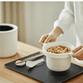 thumbnail image 3 of Mini Rice Cooker 2 Cup Uncooked, Small Electric Cooker, with 4 Cooking Functions, 24 Hour Preset and Heat Preservation, Anti Scald Carry Handle, 3 of 6