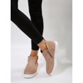 thumbnail image 5 of Women's Fashionable Soft And Comfortable Classic Sports Shoes With Round Toe And Side Zipper, Suitable For All Seasons, 5 of 5