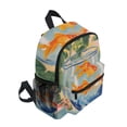 thumbnail image 2 of FORMRS School Backpack with Front Zippered Pocket 12" Student Travel Daypack, Blue Goldfish Bowl, 2 of 6