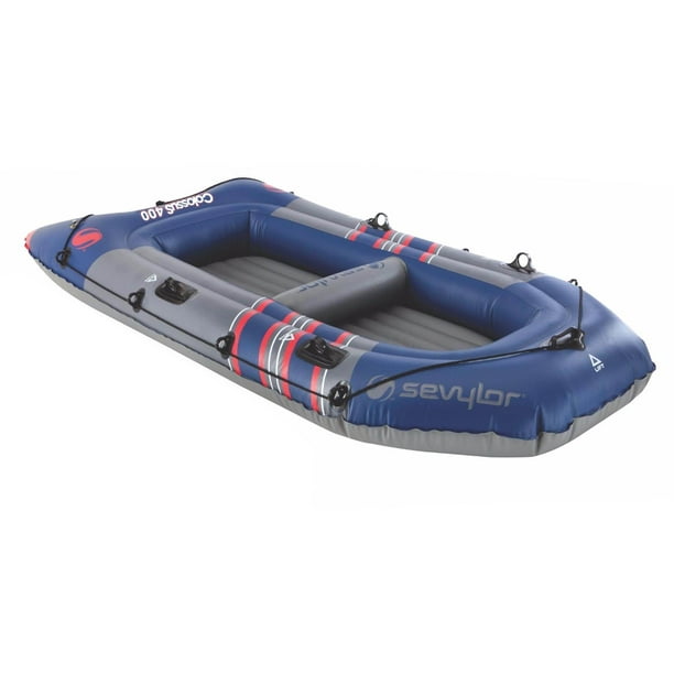 NEW! SEVYLOR 3391 Colossus Inflatable 4 Person Boat Raft w/ Oars