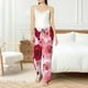 thumbnail image 4 of Balery Rose Pantalones de pijama para mujer, pijamas ultraligeros, pantalones de estar por casa-Large, 4 of 6