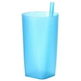 thumbnail image 2 of Home Kids Cups with Built-in Straw - Drinking Cups with Straws - Children Sip-a-Cup Dishwasher Safe BPA Free Brightly Colored Great Kid and Students Straw Cups - 1PC, 2 of 8