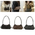thumbnail image 2 of Leopards Print Shoulder Bag PU Leather Crossbody Purse for Women Fashionable and Stylish Handbag with Adjustable Strap, 2 of 2