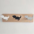 thumbnail image 3 of Ruiboury Wood Kids Dinosaur Coat Hooks Wide Application Multifunctional Strong Load-bearing Capacity brachiosaurus, 3 of 6