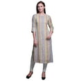 thumbnail image 1 of Bimba Kurtis Droit Imprimé pour Femmes Robe Tunique d'Été Manches 3/4, 1 of 6