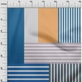 thumbnail image 3 of oneOone Cotton Poplin Medium Blue Fabric Stripes Diy Clothing Quilting Fabric Print Fabric By Yard 42 Inch Wide, 3 of 4