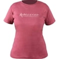 thumbnail image 2 of Allstar Performance ALL99920L Ladies Vintage T-Shirt - Burgundy, Large, 2 of 2