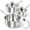 1 QT + 2 QT + 3 QT, variant on 3 Quart Saucepan with Lid & Steamer, Stainless Steel Sauce Pan with Triply Bottom, 3 QT Sauce Pot, Nonstick Saucepan Induction Compatible