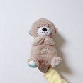 thumbnail image 3 of Cute Breathing Otter Soothing Plush Teddy Bear Sleep Doll Snuggle Buddy Gift toys with light Rhythmic Dolls for baby newborn, 3 of 5