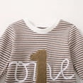 thumbnail image 5 of JUMEYU Newborn Clothes Neutral Baby Boy Girl Outfit Newborn Boys Girls Jumpsuit Infant Cute Fall Clothes 0 3 6 9 12 18 24 Months (Brown,12-18 Months), 5 of 9