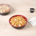 thumbnail image 4 of Tamper Tek 24 oz Round Black and Red Plastic Medium Asian Panda Bowl - with Clear Lid, Microwavable - 6 1/2" x 6 1/2" x 2 1/2" - 200 count box, 4 of 11