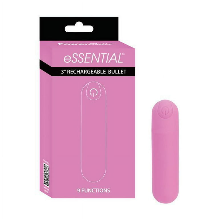 eSSENTIAL Rechargeable Bullet Vibrator, Pink