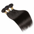 thumbnail image 6 of Benehair Malaysian Human Hair Extensions Weave Weft 1/3/4 Bundles Soft Straight/Body Wave Hair 8"-30" US Black, 6 of 14