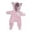 Pink, variant on 14 - 18 in. Elephant Hooded Baby Doll Outfit, Pink