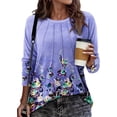 thumbnail image 2 of KISSMODA Womens Top Long Sleeve Shirts for Women Cute Ladies Top Fashion Fall Tops Tunic Tops Blouses, 2 of 4
