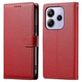 thumbnail image 1 of For Xiaomi Redmi Note 14 4G (164.84x78.15x8.16mm) Stand Case Litchi Texture Leather Wallet Phone Cov, 1 of 5