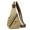PU-L.Coffee, variant on KL928 PU Leather Crossbody Backpack Sling Bag Shoulder Casual Daypack Rucksack for Men Women