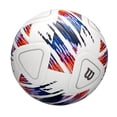 thumbnail image 2 of Balón de fútbol Wilson NCAA Vivido réplica tamaño 4 blanco/naranja/morado, 2 of 6