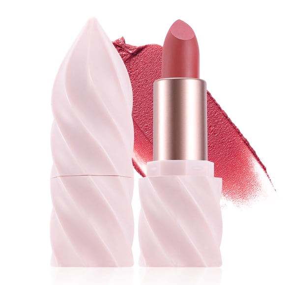 Lápiz labial BEUKING, nutritivo y mate, de larga duración, 3,5 ml (04 rojo-marrón)