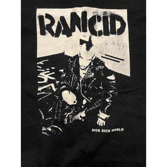RARE Rancid Sick Sick World T-Shirt For Men Women Tee All Size S-4XL MO096