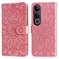 thumbnail image 2 of Funda tipo cartera GANGXUN para Vivo V50 Lite , diseño girasol, cuero PU, soporte, cierre magnético, tarjetero, 2 of 5