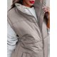 thumbnail image 5 of Tsseiatte - Chaleco acolchado de invierno para mujer, informal, sin mangas, con cierre de cremallera, cuello alto, color liso, ropa de abrigo cálida para invierno, 5 of 6