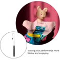 thumbnail image 4 of HUGFEGWE 4 Pcs Puppet Arm Rods Metal Puppet Hand Rod Puppet Control Sticks with Plastic Sleeve for Hand Puppets Ventriloquists Puppet Accessory 55cm CA919-120650, 4 of 9