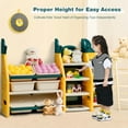 thumbnail image 6 of YYAo Kids Book Rack Storage Bookshelf, Toy Storage Organizer Bookshelf,3-in-1 Kids Toy Storage Organizer with Bookshelf Corner Rack, 6 of 8