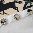 thumbnail image 4 of Homewish Hippie Racing Horse Curtains Pack of 2 (42x84 Each), Western Hippie Aztec Curtains Blackout, Countryside Animal Bedroom Curtains, Blackout Curtains Room Decor, 4 of 6
