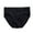 Black, variant on PMVFHDE Women Mid Rise Solid Color Ribbed Cotton Gusset Breathable Seamless Briefs Panties Large U Leg Triangle Underwear Womens Underwear Beige,L