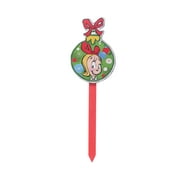 Dr Seuss' The Grinch Who Stole Christmas, Cindy Lou Who, 15 inch Tall Yard Stake, MDF, Pink