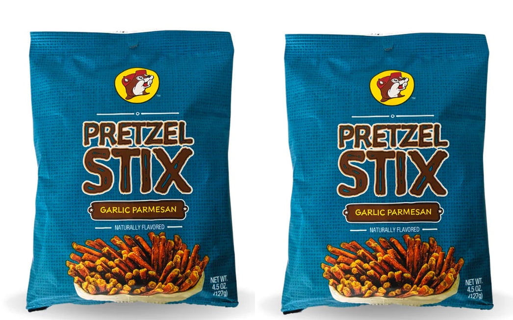 Bucee's Garlic Parmesan Pretzel Stix 2 bags