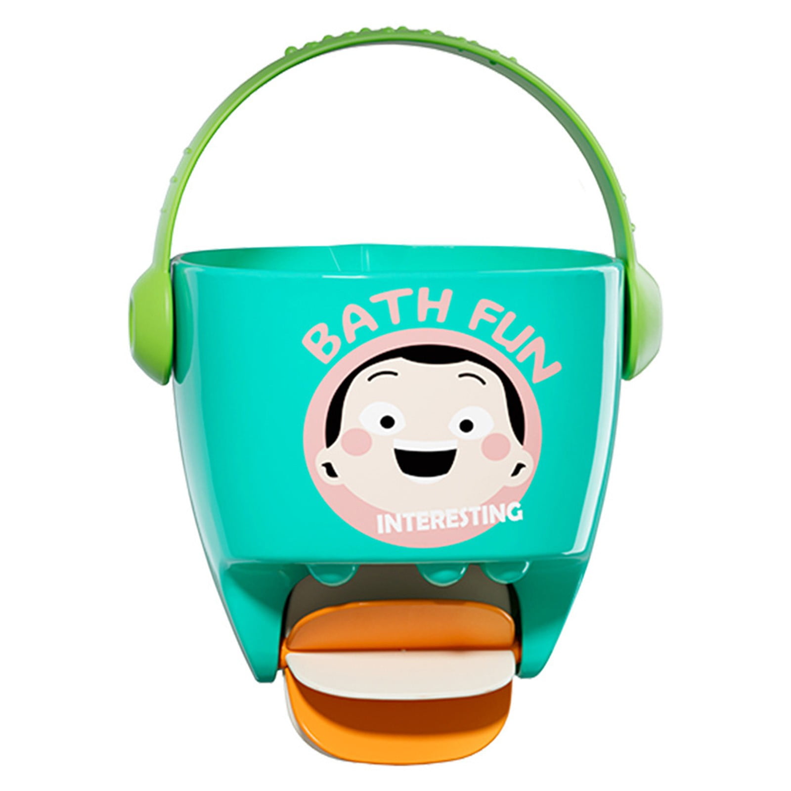 Bath Toy Set Mini Shower Bucket Stacking Cup Water Play Bathtub Pouring Toy For Infants Toddlers Safe Plastic Material Sensory Development Bathtime Fun Stackable Design Easy Grip